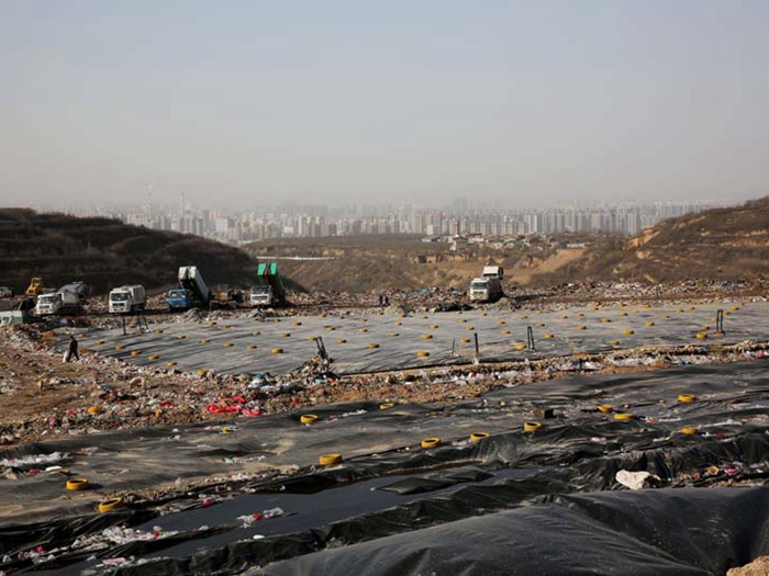 西藏垃圾填埋场土工膜